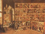 TENIERS, David the Younger Archduke Leopold william in his gallery at Brussels oil painting reproduction